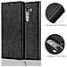 Custodia Compatibile Con Lg G3 In Nero Di Notte - Coperchio Protettiva Con Chiusura Magnetica, Funzione Stand E Tasca Per Le Carte - Foto miniatura 2