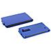 Custodia Compatibile Con Lg K8 2016 In Blu Reale - Coperchio Protettivo In Design Flip Realizzato In Similpelle Testurizzata - Foto miniatura 2