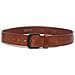 Mens Leather Belt In Tan - Foto miniatura 2