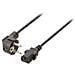 VLEP10000B30, Maschio, Power plug type F, C13 coupler, Ad angolo, Dritto, Nero - Foto miniatura 3