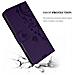 Custodia Compatibile Con Sony Xperia 1 Iii In Lilla Scuro Fiore - Coperchio Protettivo In Design Floreale Con Chiusura Magnetica, Funzione Stand E Slot Per Carte - Foto miniatura 7