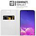 Custodia Compatibile Con Samsung Galaxy A91 In Classy Argento - Coperchio Protettiva Con Chiusura Magnetica, Funzione Stand E Tasca Per Le Carte - Foto miniatura 4