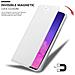 Custodia Compatibile Con Samsung Galaxy A91 In Classy Argento - Coperchio Protettiva Con Chiusura Magnetica, Funzione Stand E Tasca Per Le Carte - Foto miniatura 7