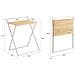 Tavolino Pieghevole 63x45x77cm Fwt88-wn - Foto miniatura 2