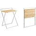 Tavolino Pieghevole 63x45x77cm Fwt88-wn - Foto miniatura 7