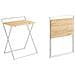 Tavolino Pieghevole 63x45x77cm Fwt88-wn - Foto miniatura 1