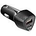 Caricabatterie Da Auto Usb + Usb-c 38w Power Delivery Nero Carbonio - Foto miniatura 1