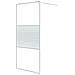 Parete Doccia Walk In Bianca 90x195 Cm Vetro Trasparente Esg - Foto miniatura 2