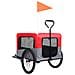 Rimorchio Bici Animali Carrello Jogging Rosso E Grigio - Foto miniatura 7