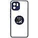 Cover Per Xiaomi Redmi A1 E A2 Bimateria Anello Metallico Supporto Blu - Foto miniatura 1