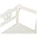 Panca Bianca 107x45x75,5 cm Legno Massello di Abete - Foto miniatura 11