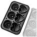 Stampo Per Gelato In Silicone A Forma Di Cuore E Rosa Da 6 Pezzi Black - Foto miniatura 1