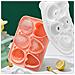 Stampo Per Gelato In Silicone A Forma Di Cuore E Rosa Da 6 Pezzi Black - Foto miniatura 3