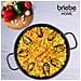 Pan38 Padella Per Paella Valenciana Da 38 Cm, Acciaio Smaltato Antiaderente 8 Porzioni Nero - Foto miniatura 3