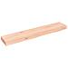 Ripiano a Parete 100x20x6 cm Legno Massello Rovere Non Trattato - Foto miniatura 1