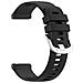 Cinturino In Silicone Da 18 Mm Per Huawei Watch Gt 4 41 Mm, Garmin Venu 3s, Lg Watch Black - Foto miniatura 2