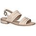 Offwhite Soft Casual Open Sandals Sandali Pelle Scarpe Donna Beige Eu 39, 9-28711-42-144 - Foto miniatura 1