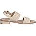 Offwhite Soft Casual Open Sandals Sandali Pelle Scarpe Donna Beige Eu 39, 9-28711-42-144 - Foto miniatura 3