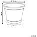 Vaso Per Piante Cistus 44 Cm Grigio - Foto miniatura 6