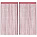 Tende a Filo 2 pz Rosa 100x250 cm - Foto miniatura 1