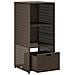 Lusso Casadino -  Armadietto Portaoggetti Giardino Marrone 50x55x115cm Polyrattan - Foto miniatura 5