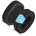 Cuscinetti Auricolari In Gel Nero Per Logitech G Pro X - Set Da 2 - Foto miniatura 2