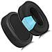 Cuscinetti Auricolari In Gel Nero Per Logitech G Pro X - Set Da 2 - Foto miniatura 3