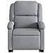 Poltrona Reclinante Alzapersona Elettrica Grigio Chiaro Tessuto - Foto miniatura 9