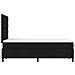 Letto a rete con materasso nero 120x200 cm tessuto - Foto miniatura 1