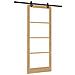 Porta scorrevole  con set di ferramenta 'ORKDAL'Legno massello e vetro, Porta interna  con vetro 'ORKDAL'93x232x4 cm Legno massello di pino - Foto miniatura 1