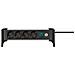 1391040400 prolunghe e multiple 1,8 m 4 presa (e) AC Interno Nero, Argento - Foto miniatura 1