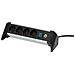 1391040400 prolunghe e multiple 1,8 m 4 presa (e) AC Interno Nero, Argento - Foto miniatura 3