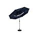 Ombrello Da Esterno A Doppia Faccia Da 14,8 Piedi Rettangolare Grande Con Manovella (blu Navy) (senza Base) - Foto miniatura 4