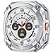Custodia Protettiva In Metallo Cyber Compatibile Con Samsung Galaxy Watch7 Ultra - Design Intagliato E Resistente In Zinco E Pc Silver - Foto miniatura 2