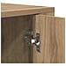 Credenza rovere artigianale 40 x 33 x 70 cm Legno multistrato - Foto miniatura 9