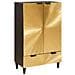 Mobile laterale con cassetto Nero e Oro 60 x 33.5 x 100 cm - Foto miniatura 1