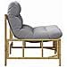 Sedia da Giardino 2 pcs Grigio chiaro 75 x 75 x 71 cm Acciaio - Foto miniatura 7