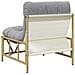 Sedia da Giardino 2 pcs Grigio chiaro 75 x 75 x 71 cm Acciaio - Foto miniatura 8