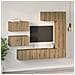 Set mobile TV 6 pcs rovere artigianale 30.5 x 30 x 90 cm - Foto miniatura 4