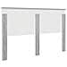 Testiera con testiera Grigio Sonoma 160 cm Legno multistrato - Foto miniatura 6