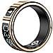 FITRING01S rilevatore di attività LCD Anello intelligente con activity tracker IP68 Oro - Foto miniatura 1