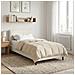Duvet Estivo Crema 135 x 200 cm Microfibra e Fleece Teddy - Foto miniatura 2