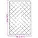 Duvet Estivo Crema 135 x 200 cm Microfibra e Fleece Teddy - Foto miniatura 9