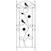 Recinzione per Giardino 3 pcs Nero 110 x 40 cm Acciaio - Foto miniatura 6