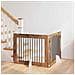 Cancello per cani con supporti 2 pcs Legno antico 100 x 80 cm - Foto miniatura 2