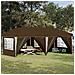 Tenda per feste a pop-up 575 x 288 x 245 cm Tortora - Foto miniatura 2