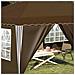 Tenda per feste a pop-up 575 x 288 x 245 cm Tortora - Foto miniatura 3