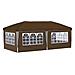 Tenda per feste a pop-up 575 x 288 x 245 cm Tortora - Foto miniatura 8