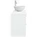 Set di mobili per il bagno 2 pcs Bianco Legno ingegnerizzato - Foto miniatura 7