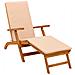 Lettino prendisole reclinabile e pieghevole 2 pcs Beige - Foto miniatura 5